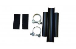 Fixation du porte-bagage avant pick-up avec colliers (noir mat)