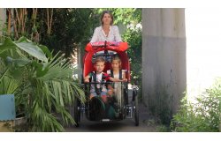 Triporteur NIHOLA Cargo Family dans sa configuration de base