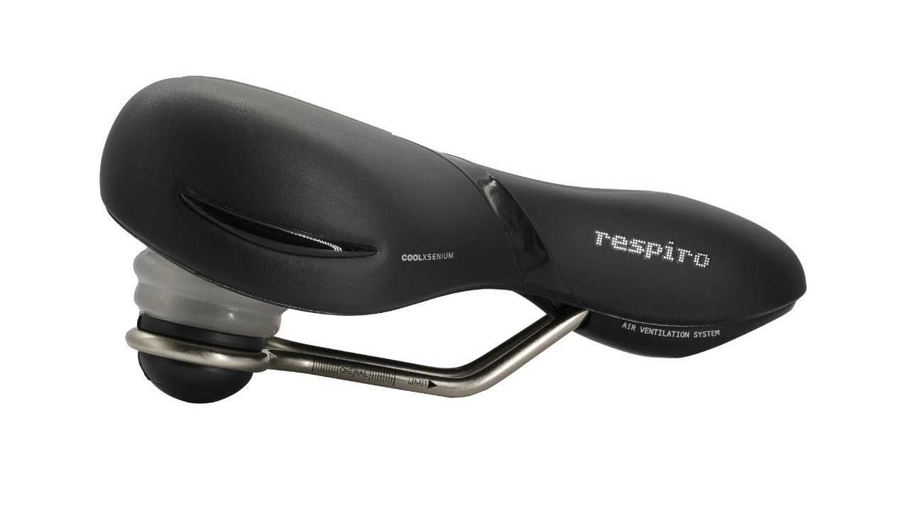 Selle Respiroavec amortisseur gel pour position assise droite 