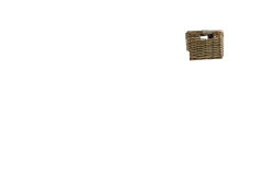 Grande malle en rotin sans couvercle pour vélo