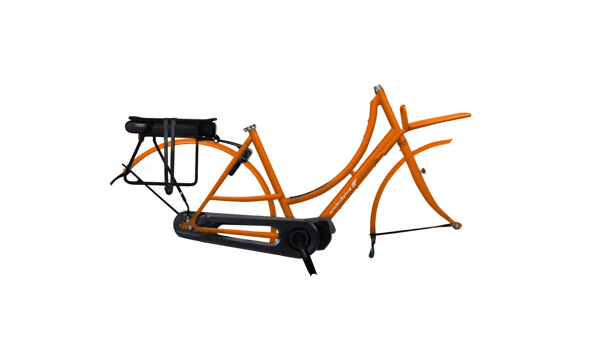Vélo électrique Double Dutch moteur pédalier, option selle Brooks