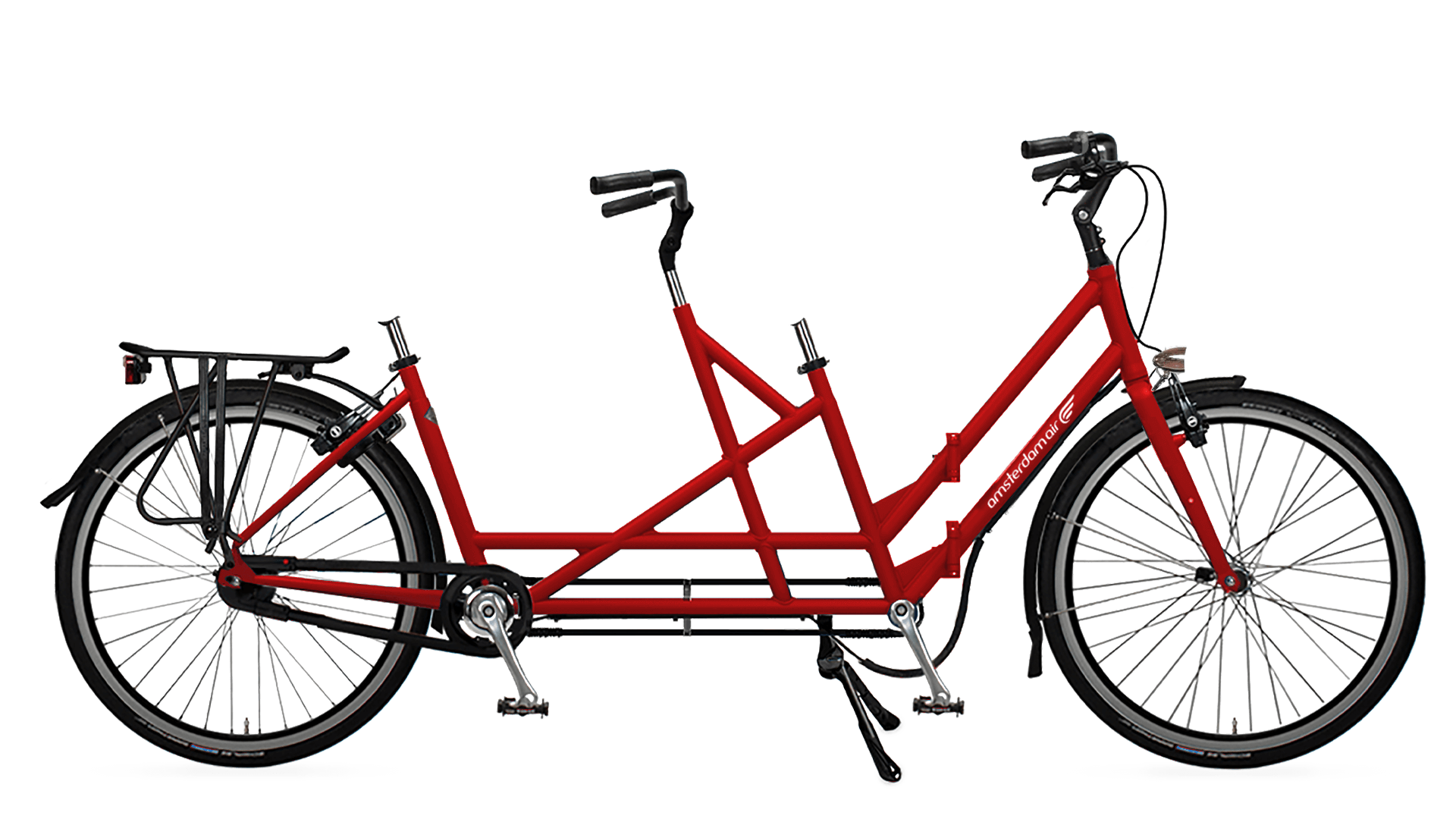 8 couleurs de cadre différentes à choisir dans le configurateur du tandem