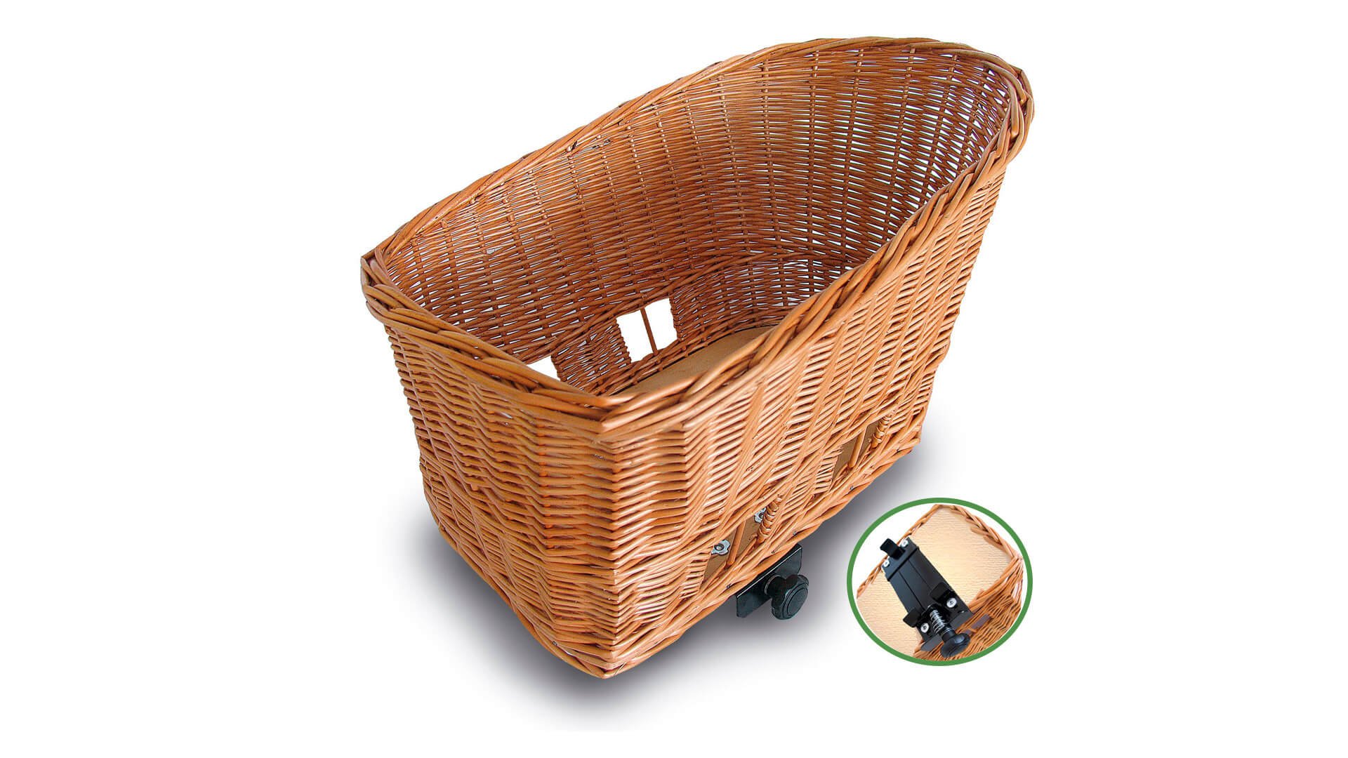 Panier chien arrière  Pasja 50cm avec coussin SENNA (sans grille)