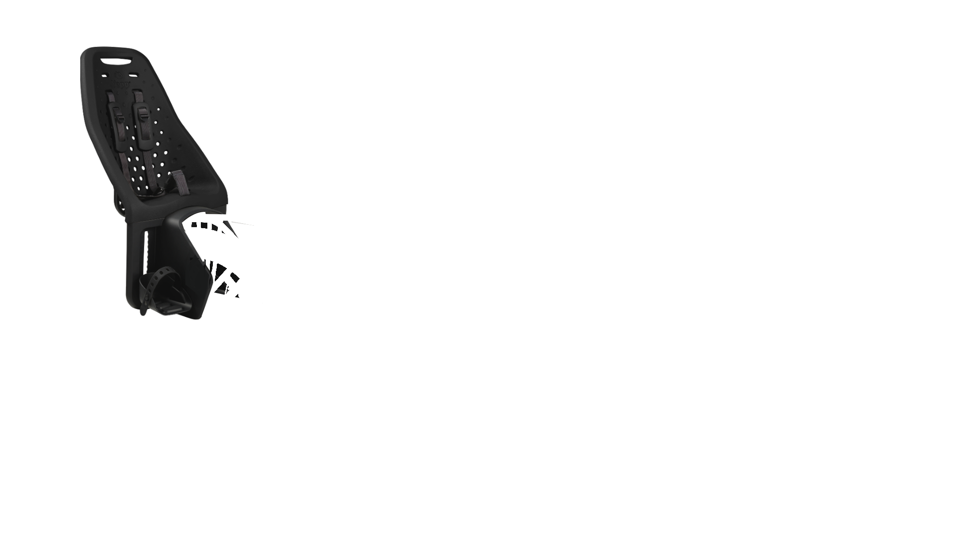 Siège enfant Yepp Maxi noir (pour porte-bagage long Yepp)