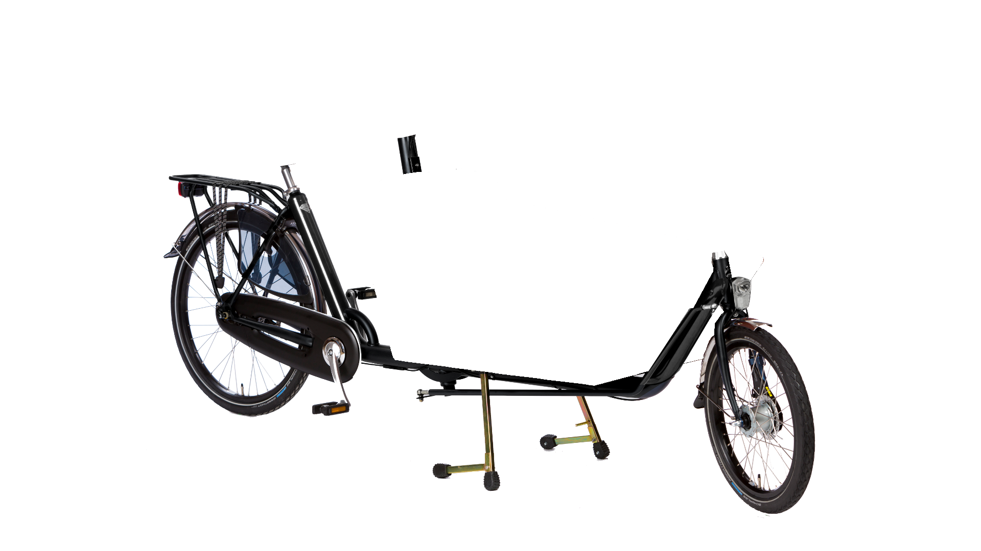 Biporteur long Bakfiets.nl, jusqu'à 3 enfants dans le coffre