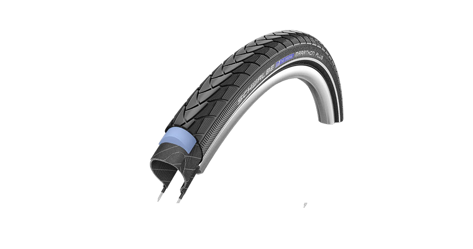 Pneumatiques renforcés Marathon Plus sur biporteur Bakfiets.nl