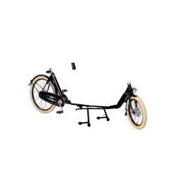 Biporteur long Bakfiets.nl Big Apple, jusqu'à 3 enfants dans le coffre