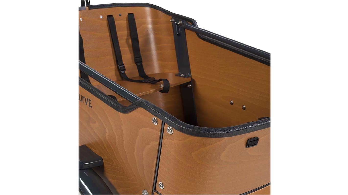 Protection bac noire pour triporteur Babboe Curve