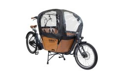 Protection pluie pour biporteur Babboe City - PVC noir