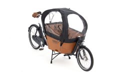 Protection pluie pour biporteur Babboe City - PVC noir