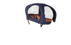 Protection pluie bleue pour biporteur Babboe City