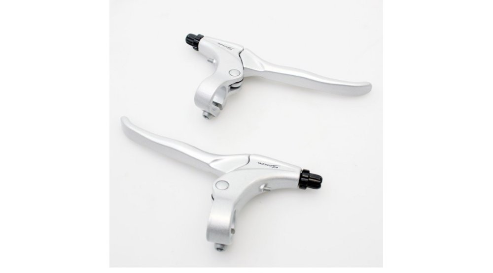 Paire de levier de frein SACCON frein roller argent