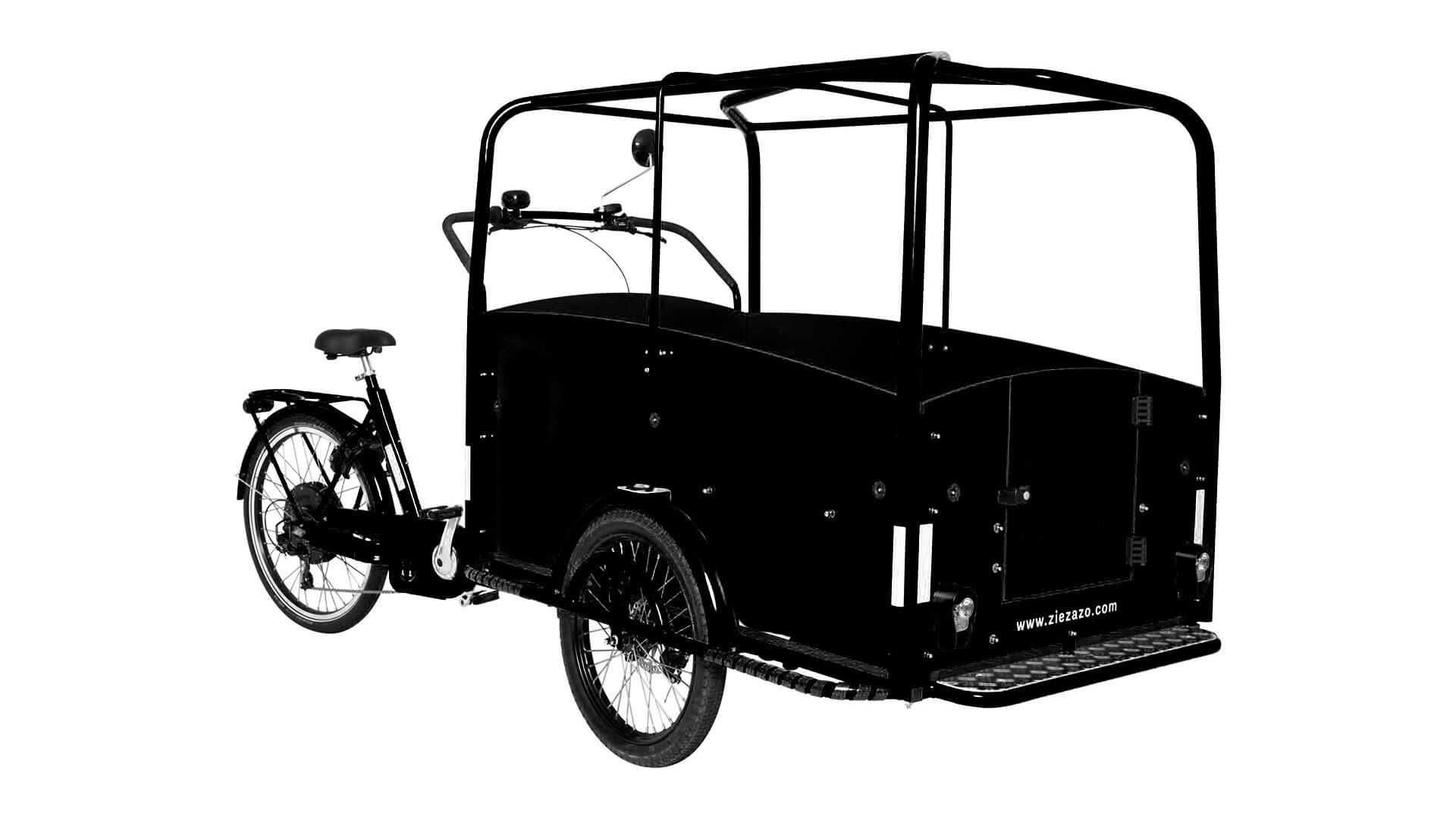 Vélobus avec assistance électrique et coffre 8 places à l'avant 