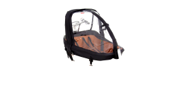 Protection pluie noire pour biporteur Babboe Mini