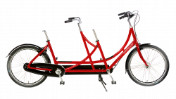 Tandem confortable 1881 avec sellerie en cuir Brooks optionnel