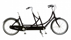 Tandem confortable 1881 avec sellerie en cuir Brooks optionnel