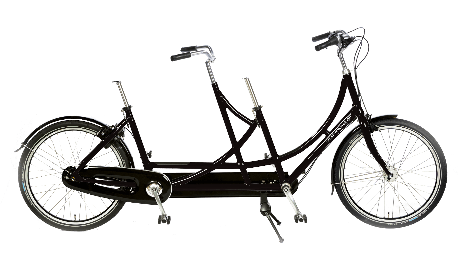 Tandem confortable 1881 avec sellerie en cuir Brooks optionnel