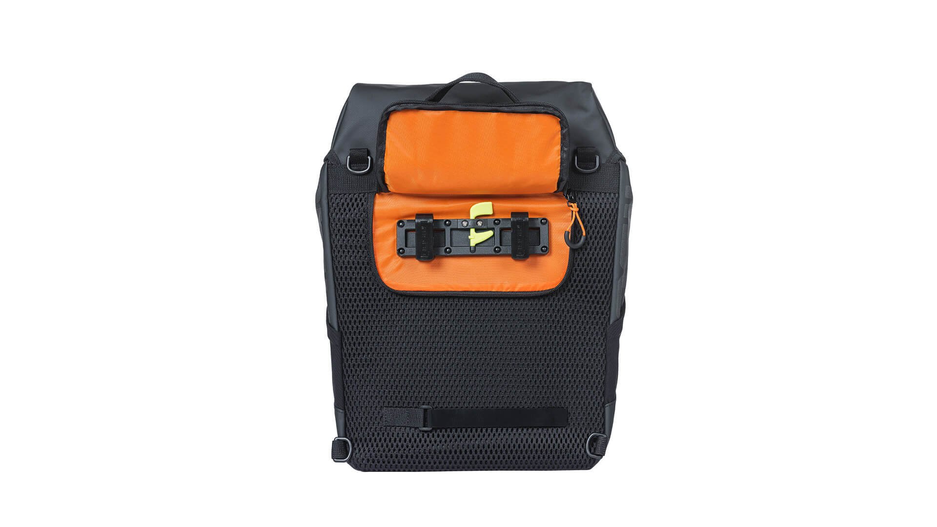 Sac à dos Basil Miles Tarpaulin 17l noir/orange