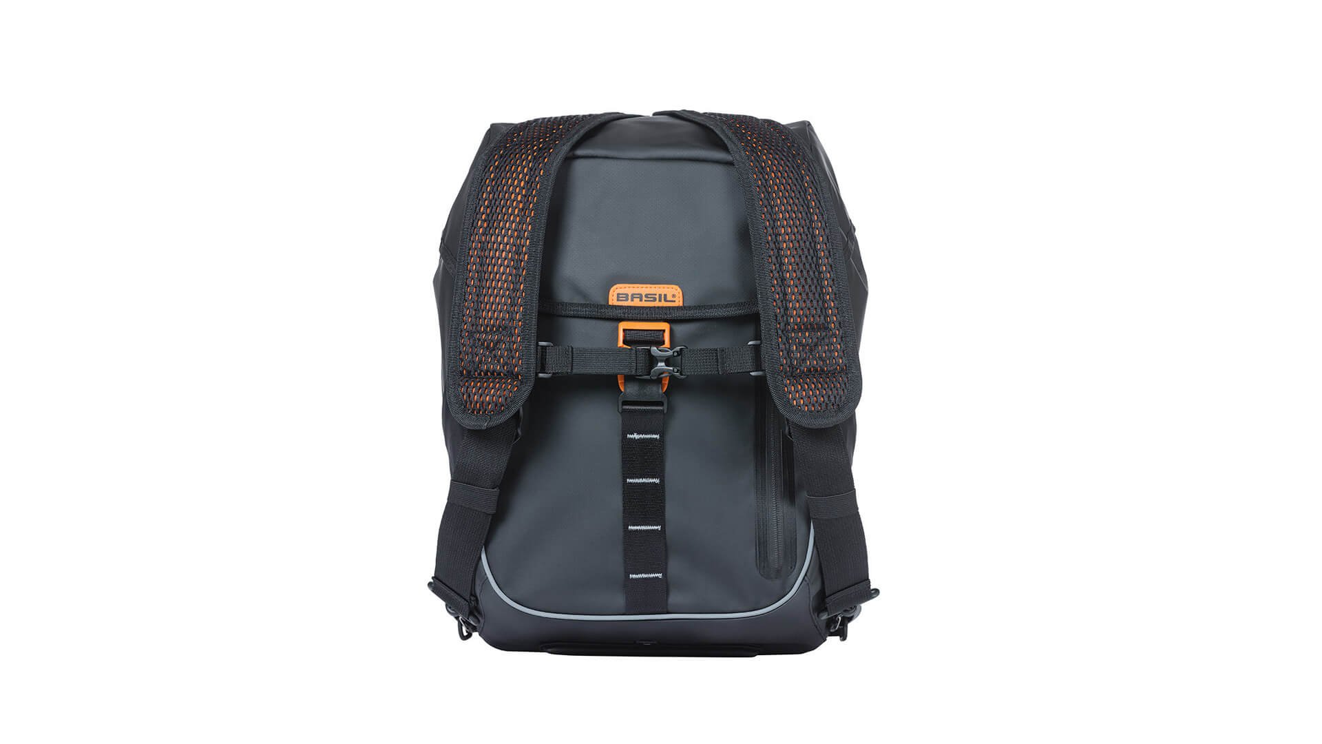 Sac à dos Basil Miles Tarpaulin 17l noir/orange