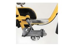 Pédales avec coques, sangles et contrepoids