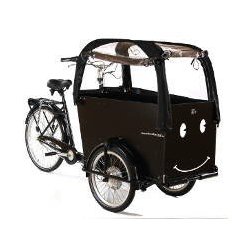 Panneau avant pour coffre noir triporteur Amsterdam Air Smiley et Pro