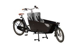 Biporteur Amsterdam Air avec deux sièges coques dans le coffre avant