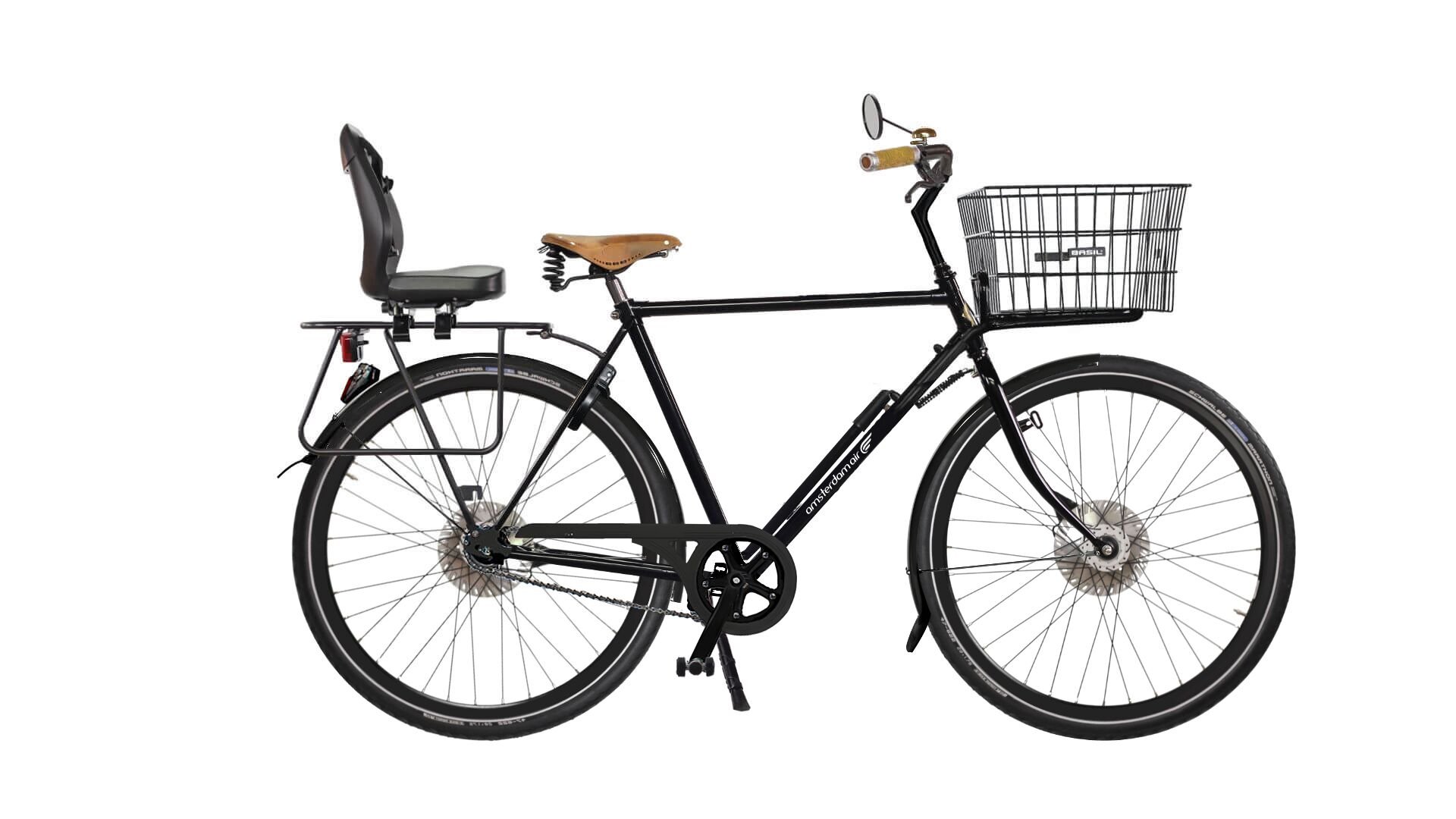 Street High Premium avec porte-bagages avant et arrière, selle Brooks et pneus Marathon Plus