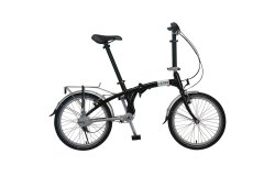 Vélo pliant à cardan enjambement haut et cadre noir