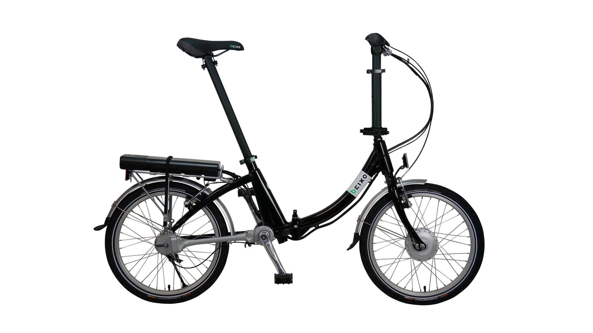 Vélo pliant électrique Compact Low avec cadre noir
