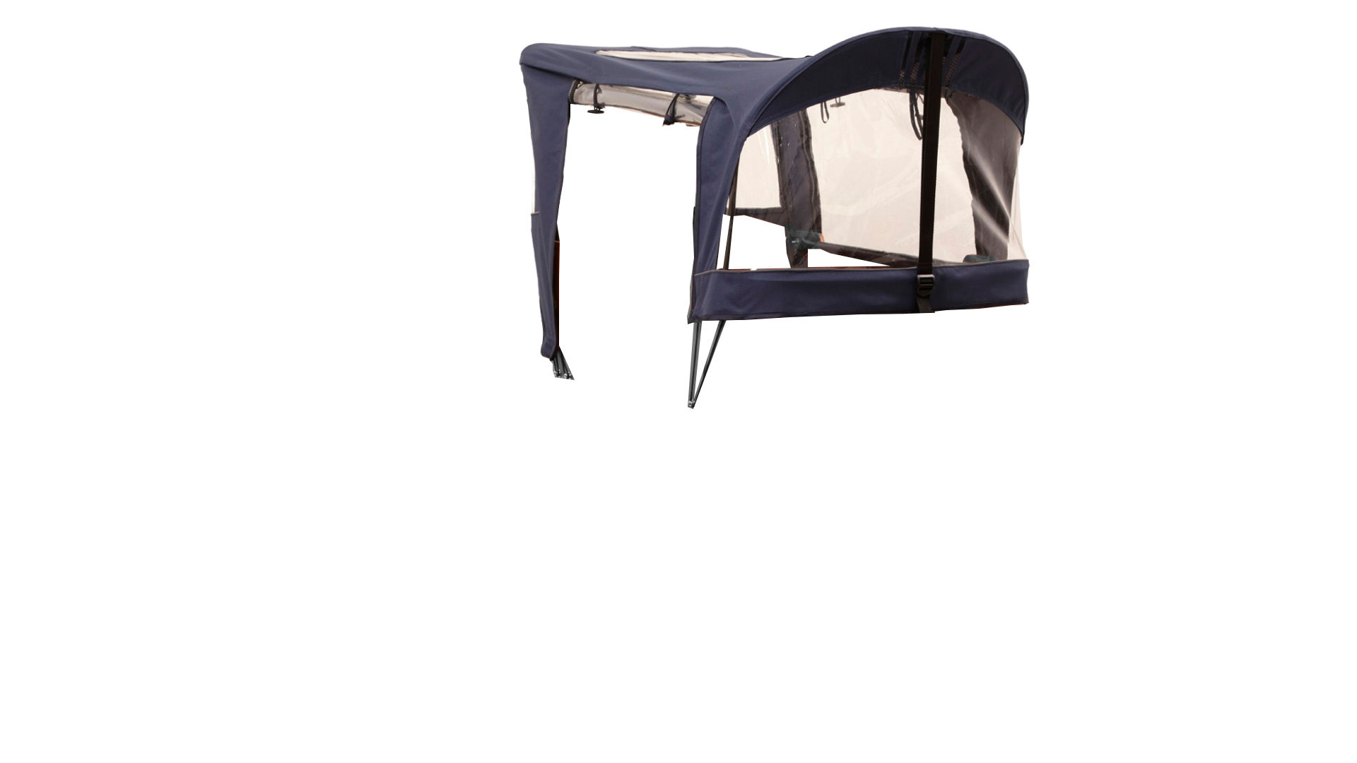 Tente de pluie bleue Triporteur Babboe Curve