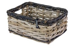 Petite malle en rotin sans couvercle pour vélo
