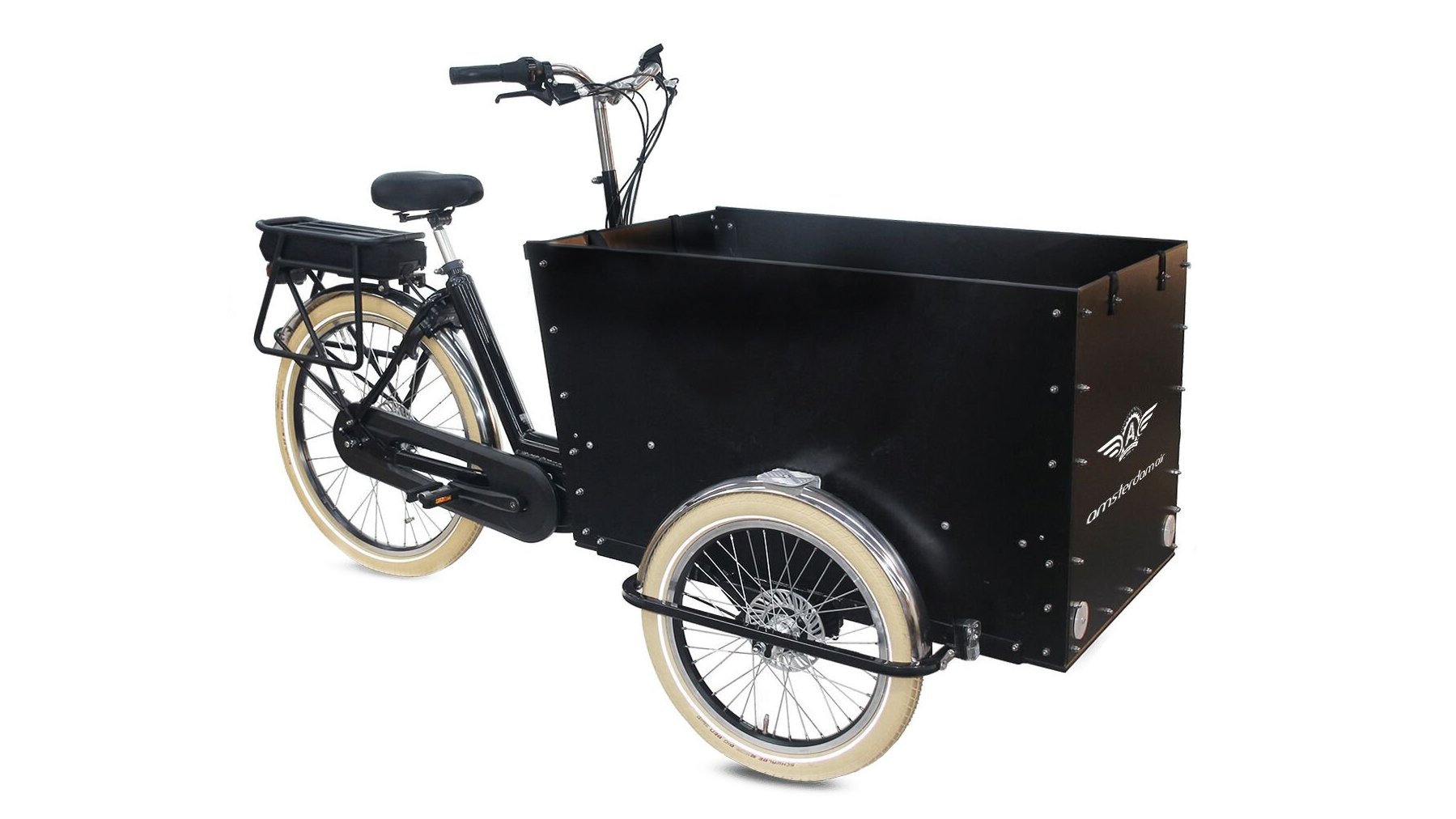 Le triporteur Amsterdam Air eDrive dans sa configuration de base
