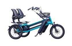 Tandem tricycle cote à cote Van Raam