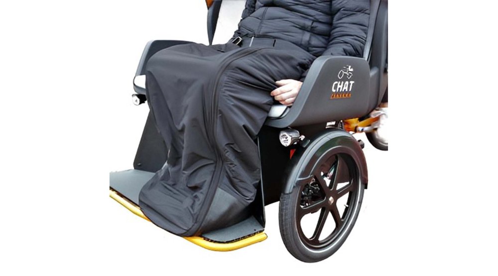 Couvre-jambes pour vélo Chat de Van Raam