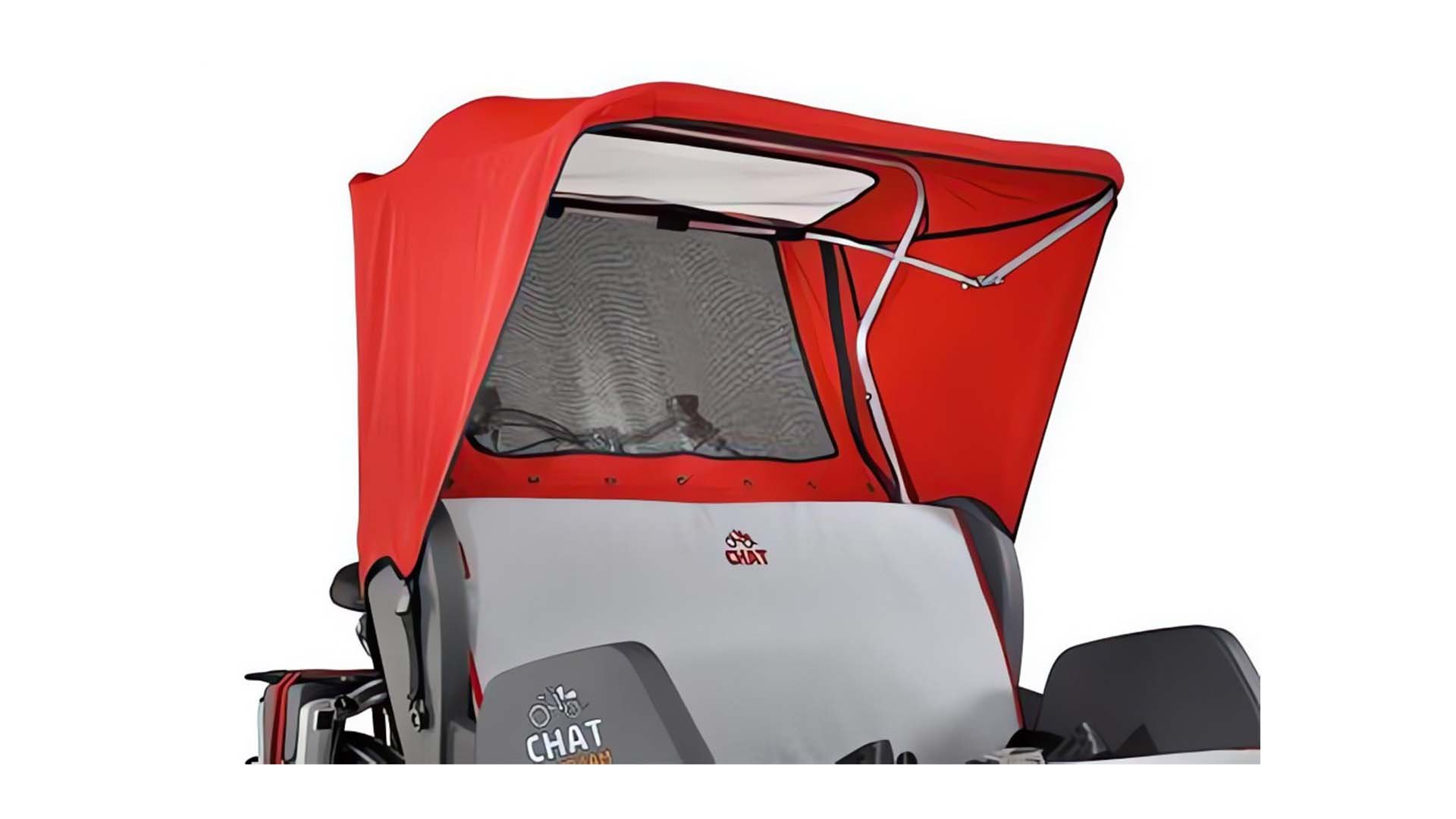 Capote de protection pour vélo Chat Van Raam