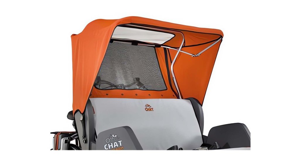 Capote de protection pour vélo Chat Van Raam