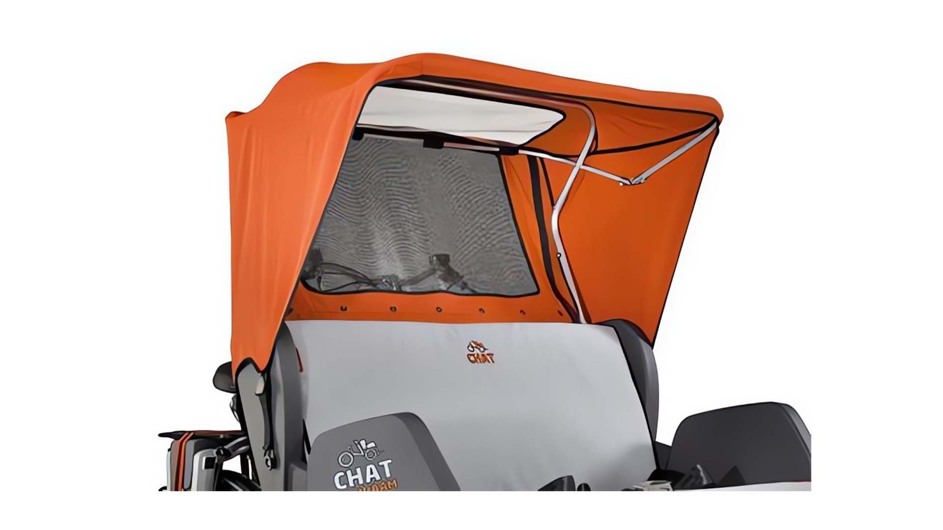 Capote de protection pour vélo Chat Van Raam