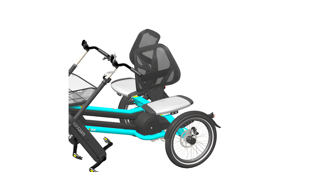 Siège pivotant (gauche) pour vélo Fun2Go Van Raam