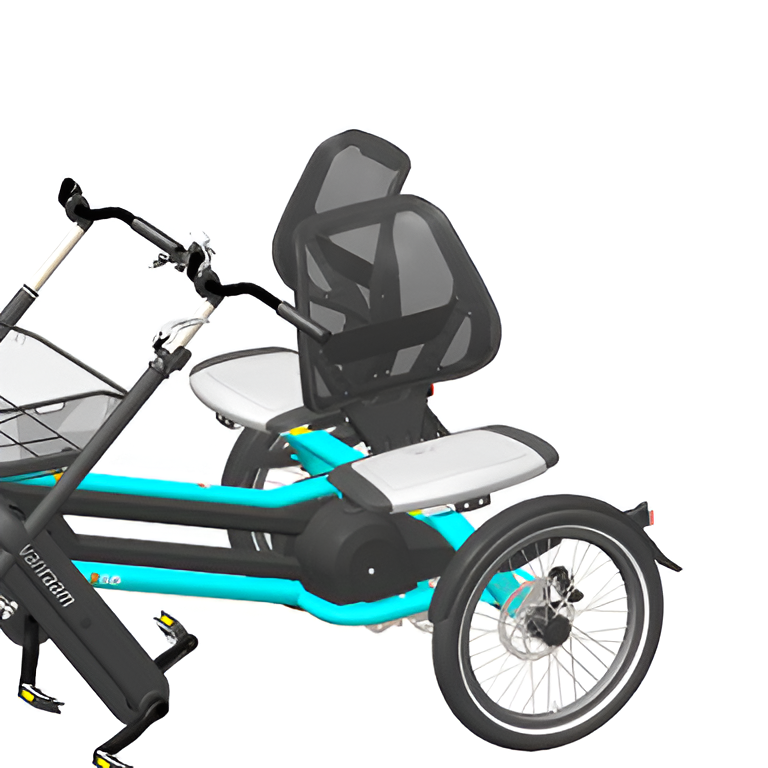 Siège pivotant (gauche) pour vélo Fun2Go Van Raam
