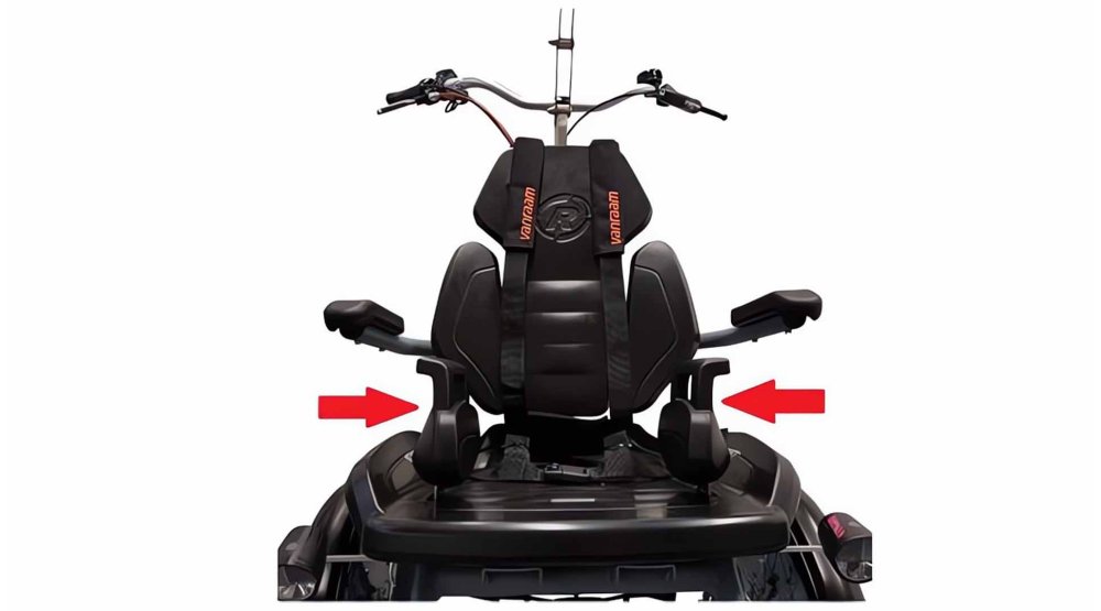 Siège réglable pour vélo OPair de Van Raam