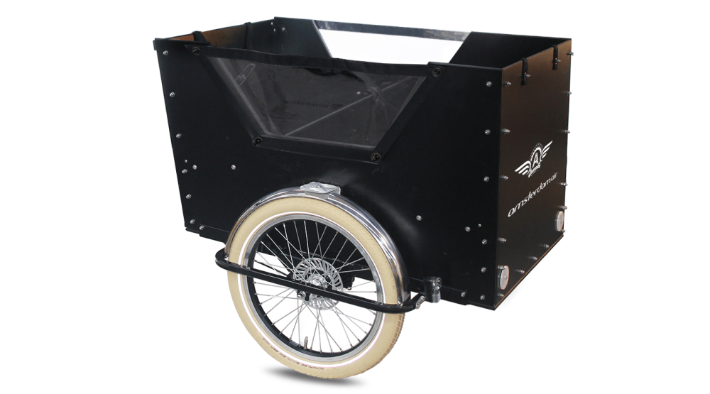 Coffre noir avec enjambement bas