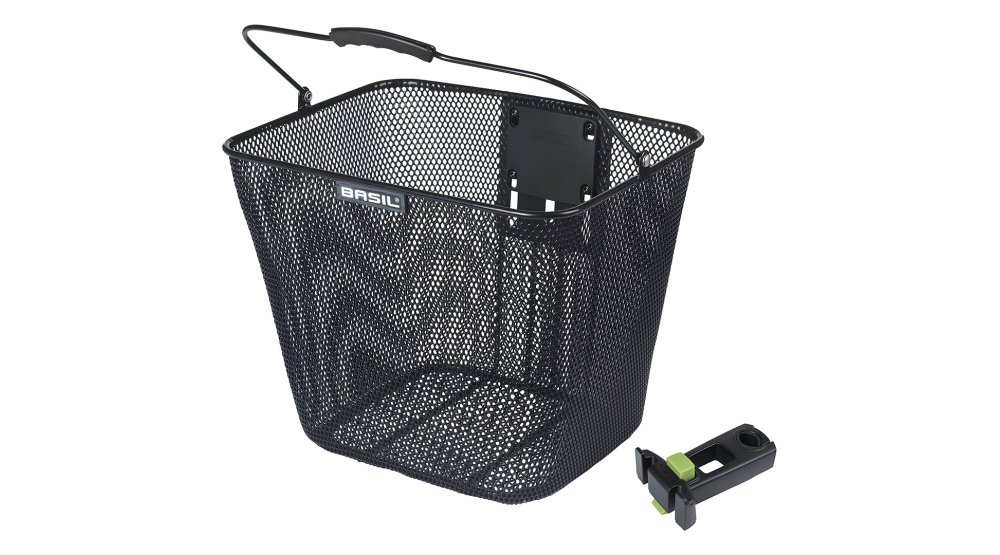 Panier de vélo avant amovible en métal (fixation potence)