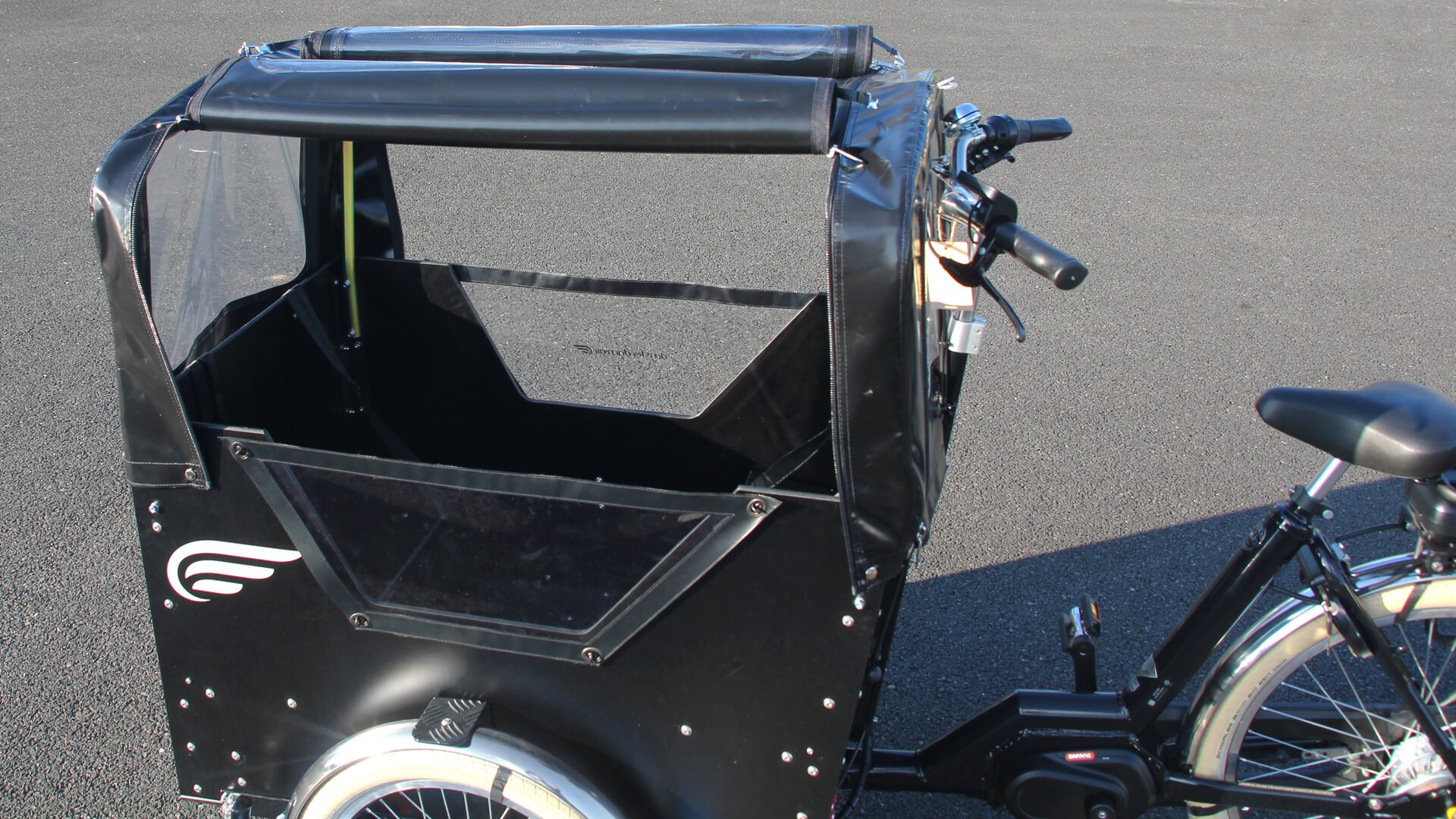 Le triporteur Amsterdam Air eDrive dans sa configuration de base