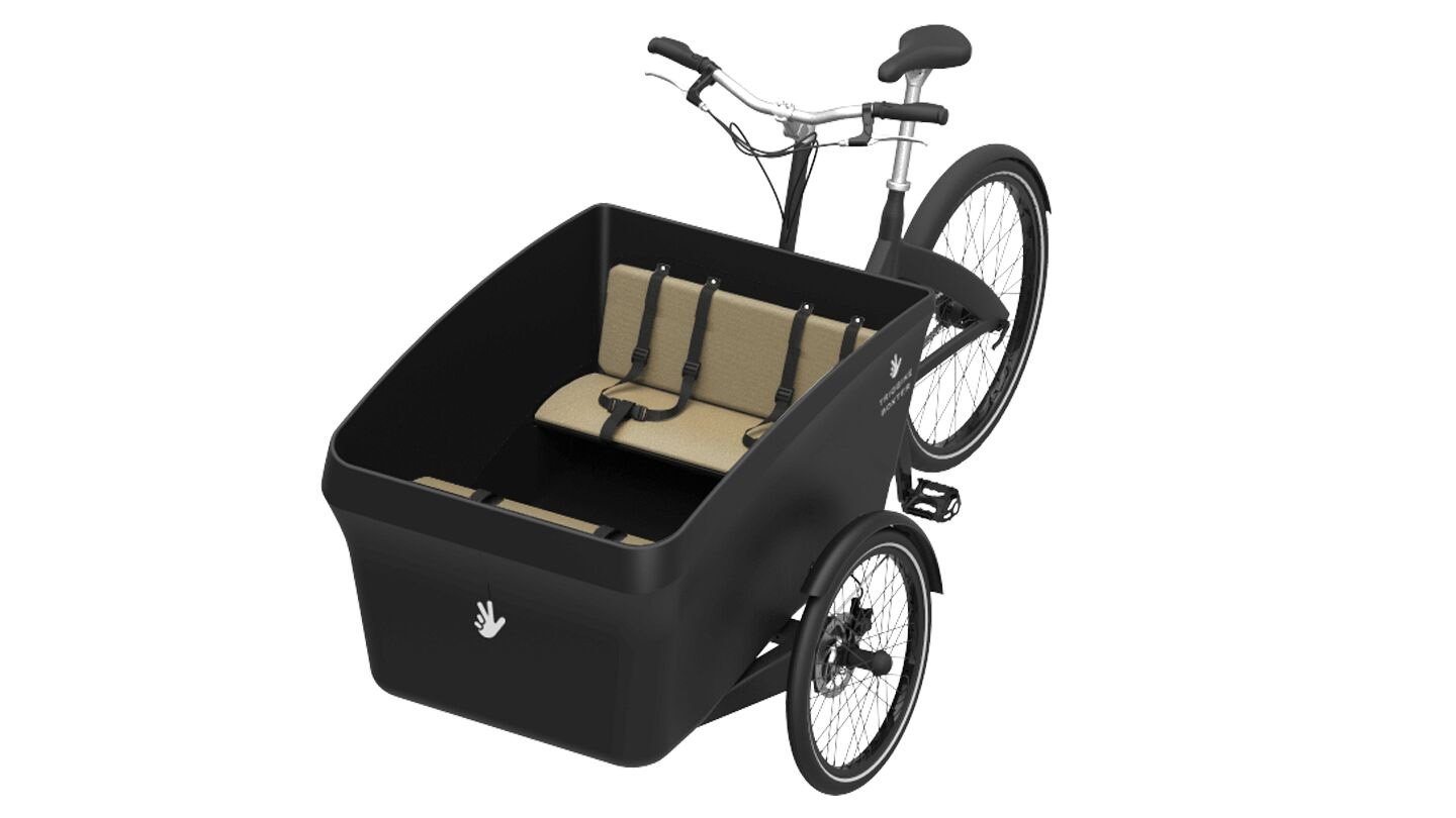 Assise quatre enfants pour Triporteur Triobike