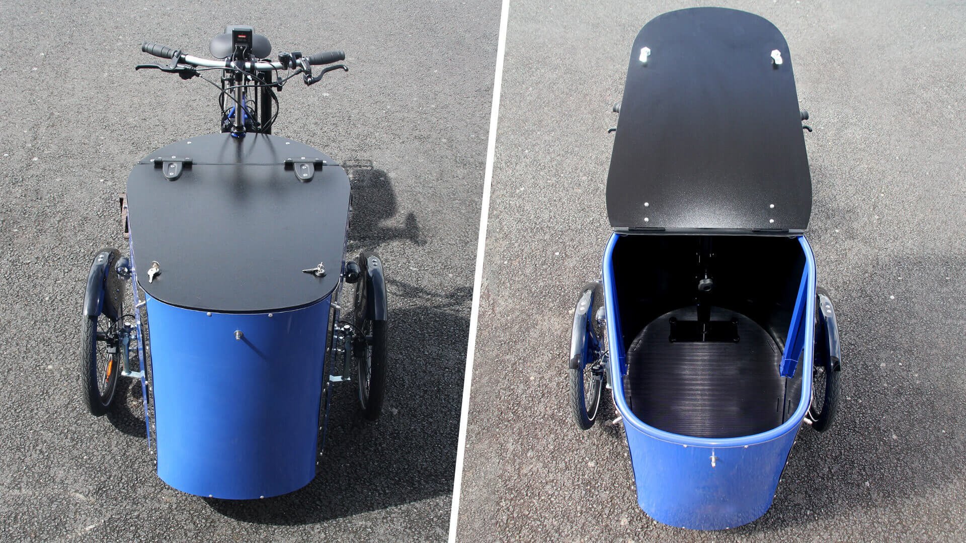 Comparatif couvercle fermé et ouvert