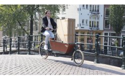 Biporteur électrique Bakfiets Confort  - Assistance pédalier Shimano