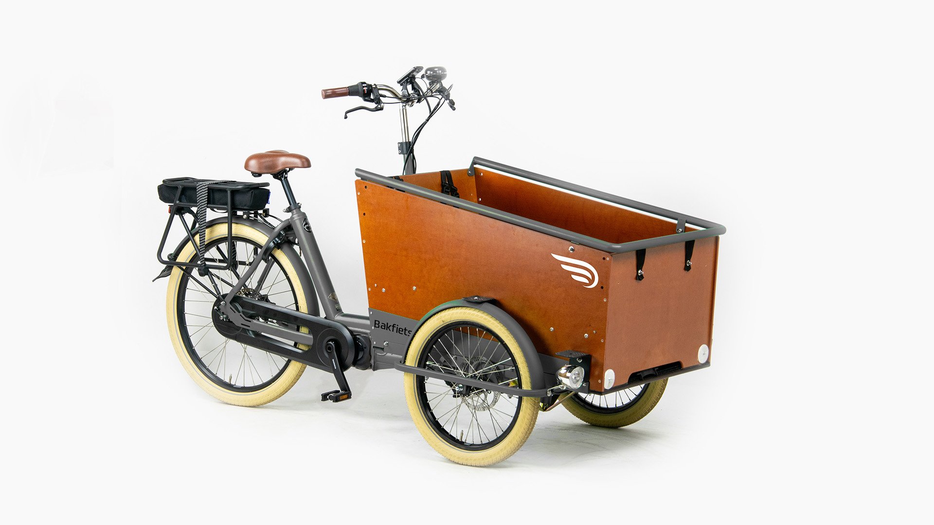 Triporteur électrique Bakfiets Confort STEPS 22 couleurs de cadre disponibles