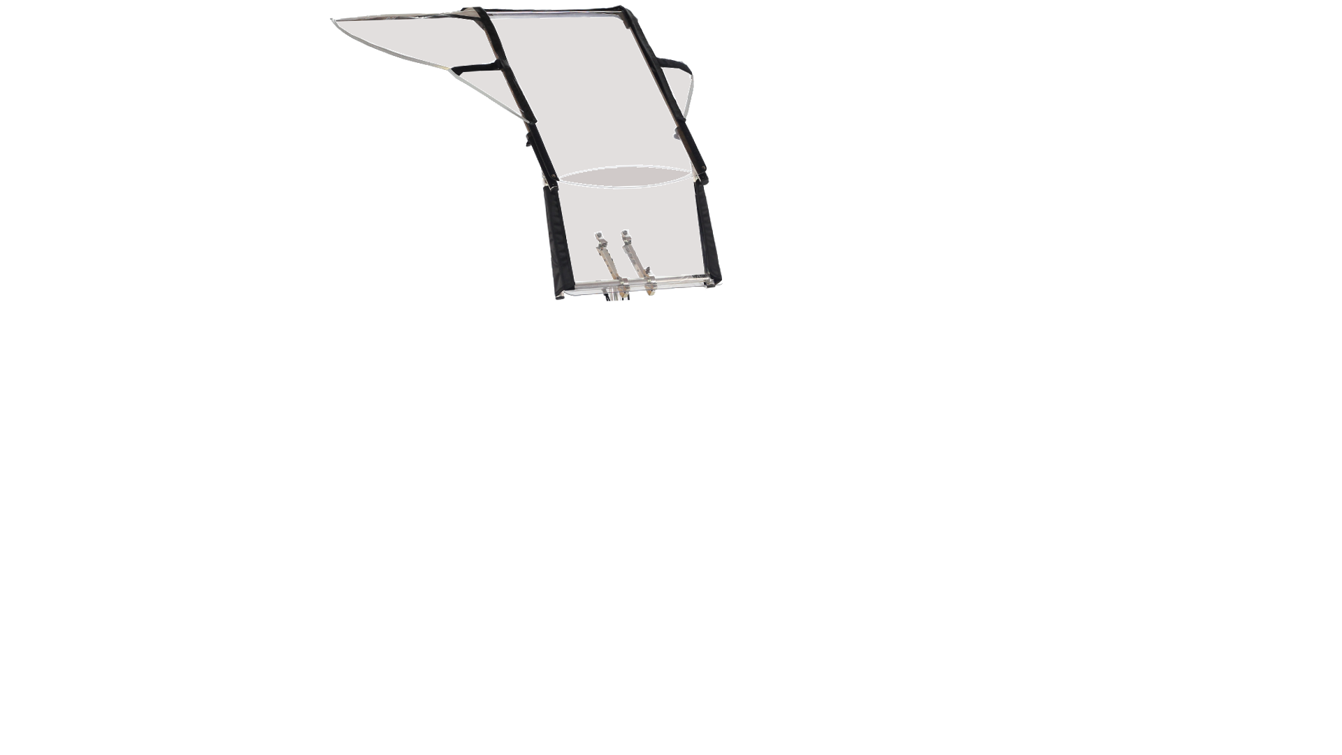 Protection pluie pour le cycliste pour biporteur et triporteur