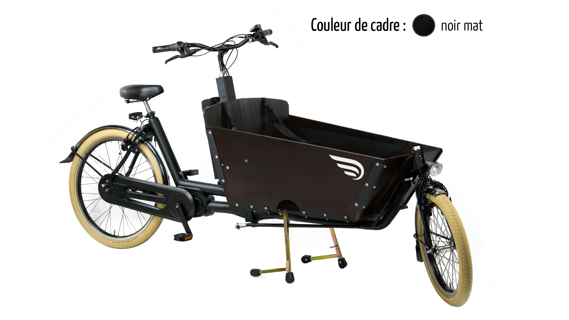 Le biporteur électrique Amsterdam Air eDrive dans sa configuration de base