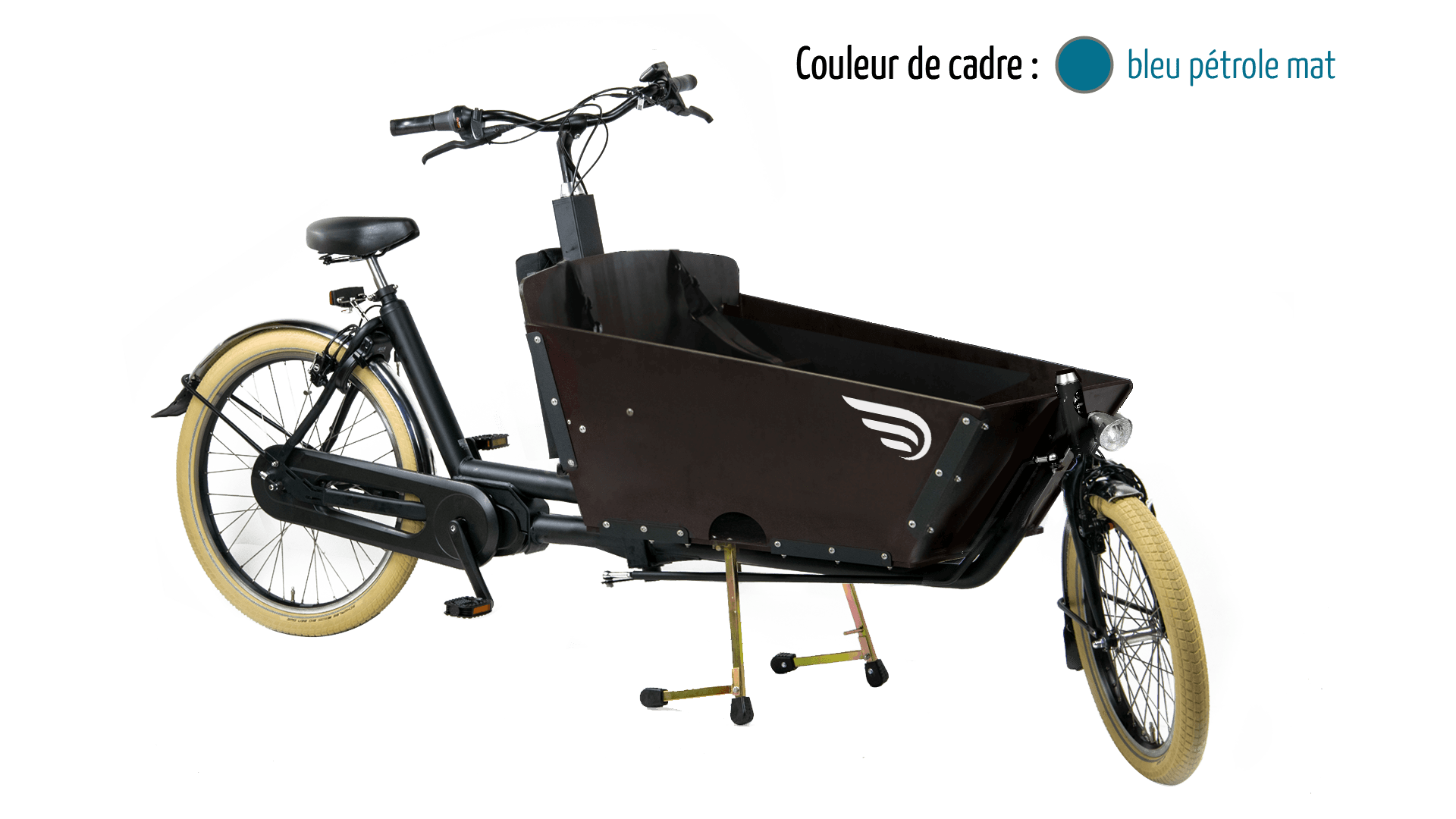 Le biporteur électrique Amsterdam Air eDrive dans sa configuration de base